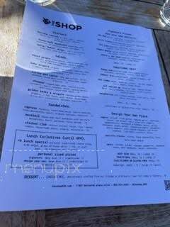 The Shop: Pizza + Cocktails - San Diego, CA menu_pic