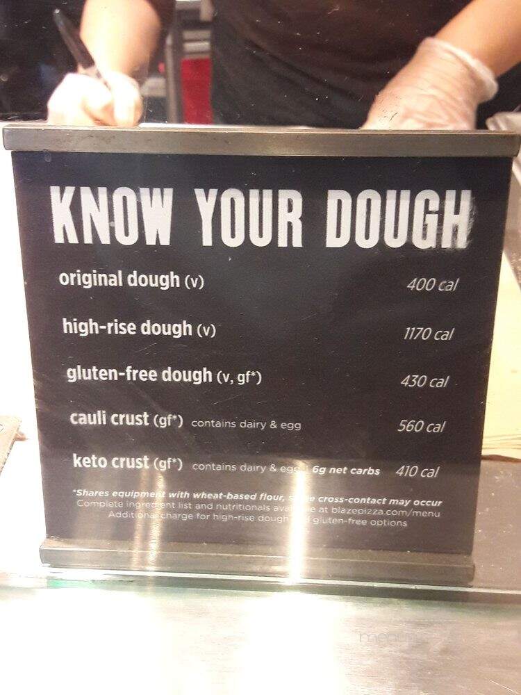 Blaze Pizza - Menifee, CA menu_pic