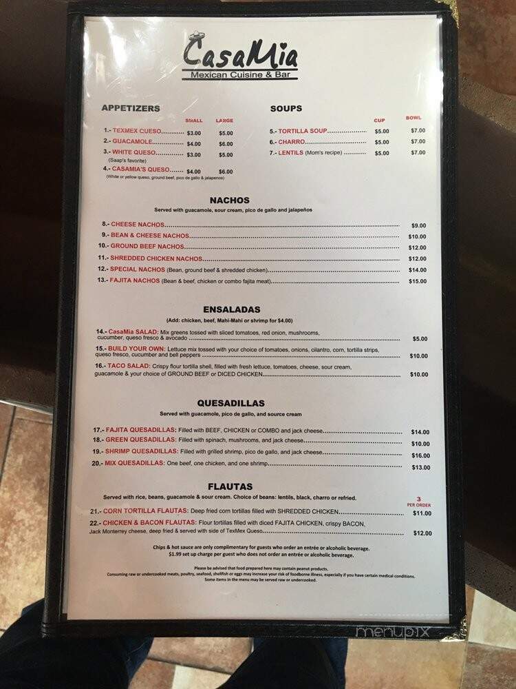 CasaMia Mexican Restaurant and Bar - Frisco, TX