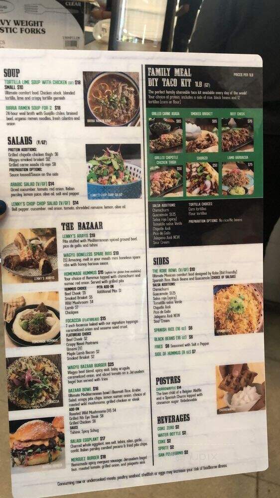 Lenny's Casita - Los Angeles, CA menu_pic