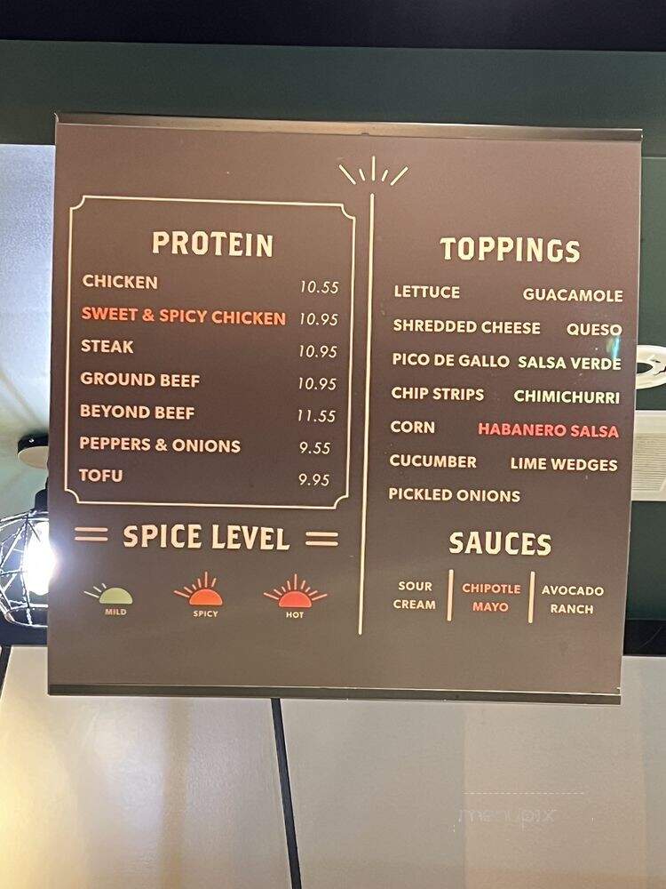 Moho Mexican Grill - Bayside, NY menu_pic