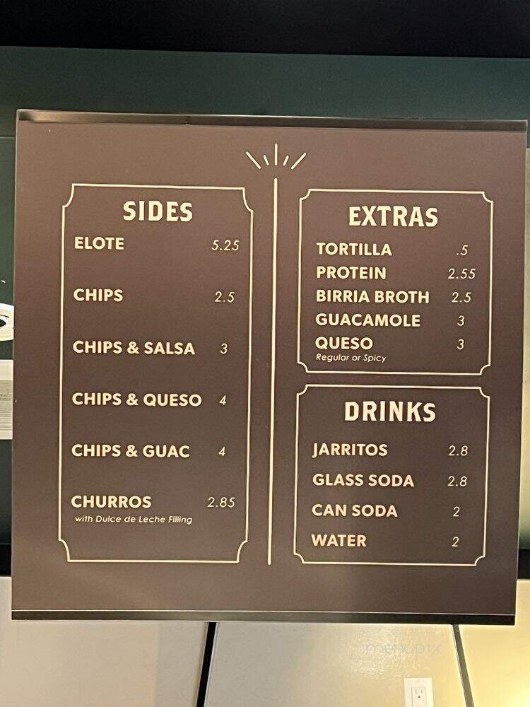 Moho Mexican Grill - Bayside, NY menu_pic