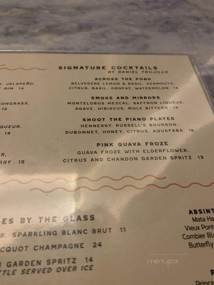 Bar Marseille - Arverne, NY menu_pic