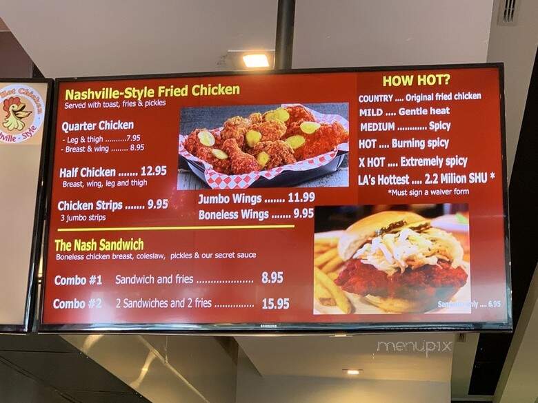 Al's Hot Chicken - Los Angeles, CA menu_pic