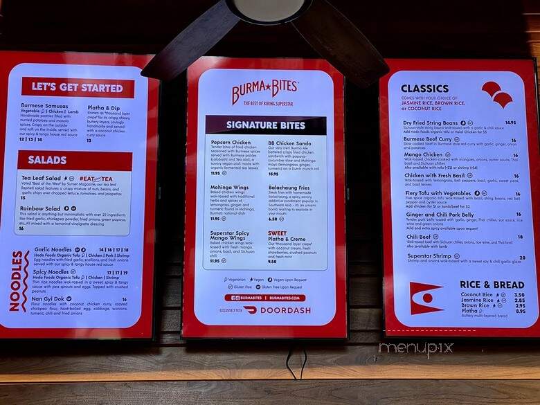 Burma Bites - Oakland, CA menu_pic