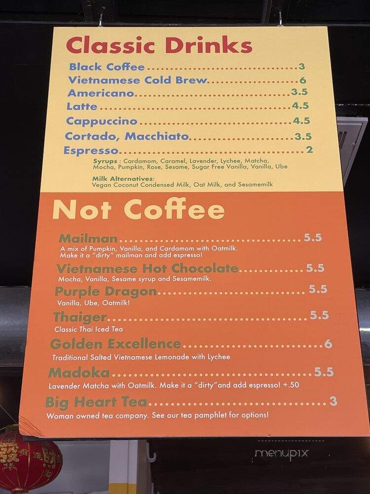Cafe Ca Phe - Kansas City, MO menu_pic