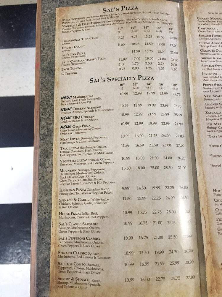 Noa's Pizza - Pewaukee, WI menu_pic