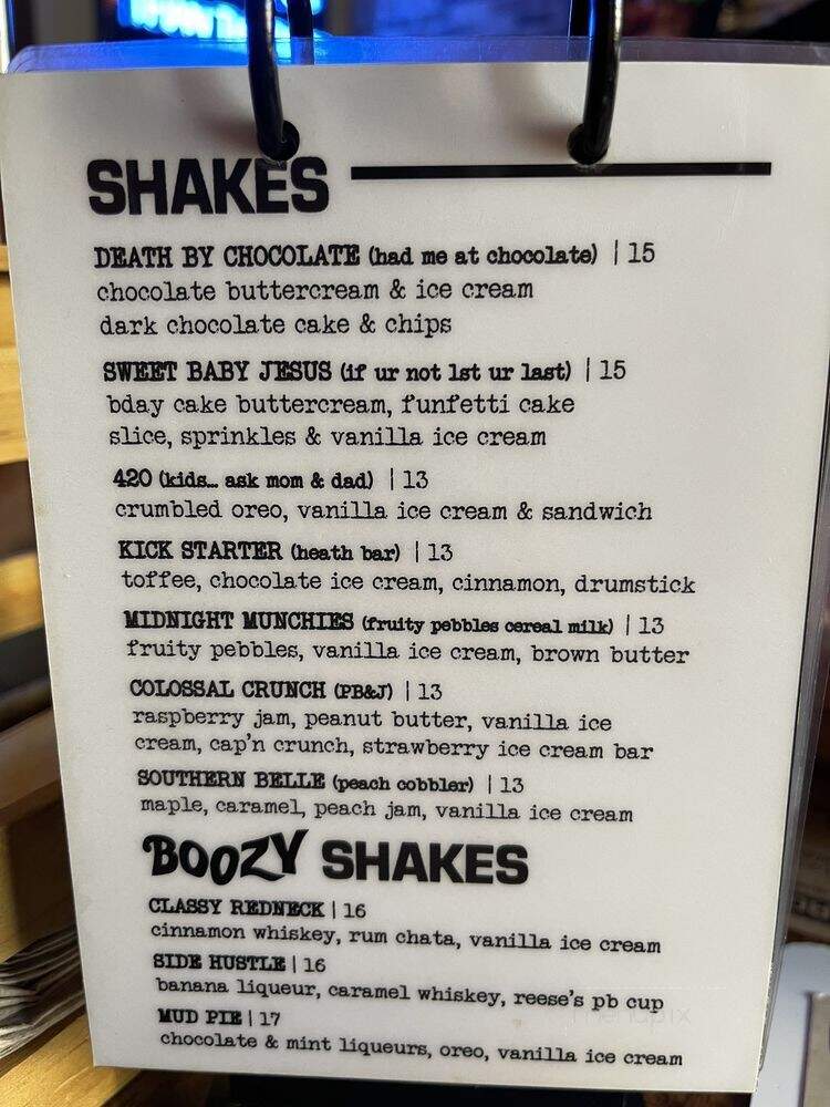Sids Garage - Meridian, ID menu_pic