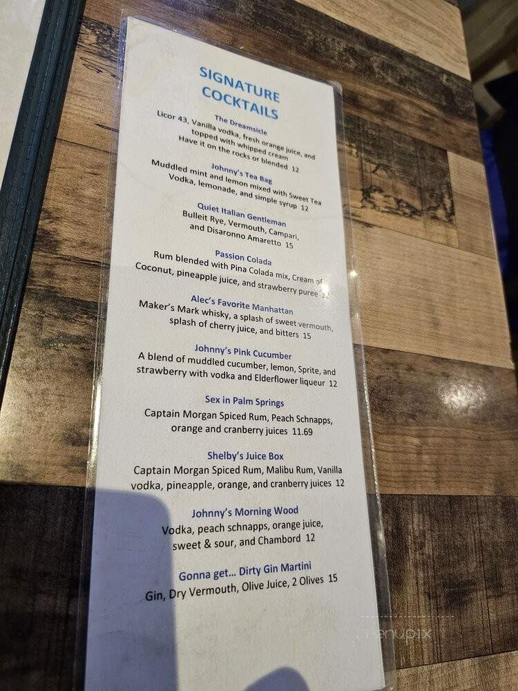 Bongo Johnny's Patio Bar & Grill - Palm Springs, CA menu_pic