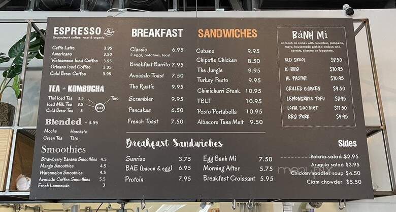 Lokal Sandwich Shop - Los Angeles, CA menu_pic