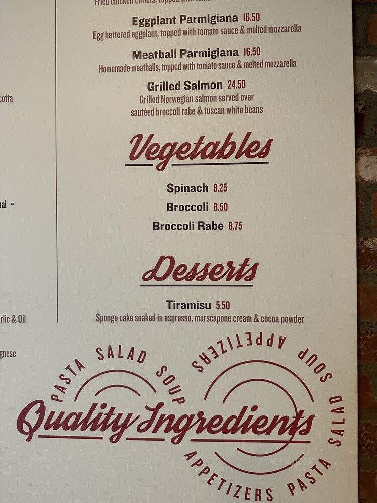 Lena's Italian Kitchen - New York, NY menu_pic