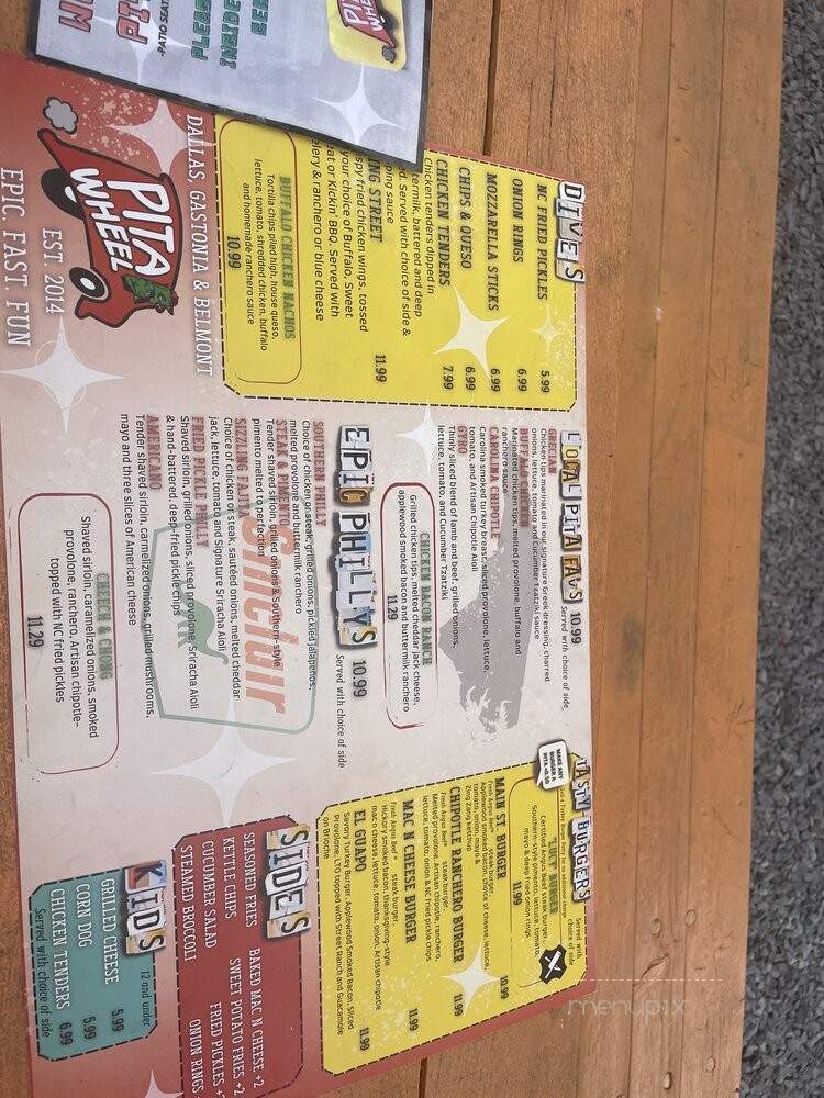Pita Wheel - Gastonia, NC menu_pic