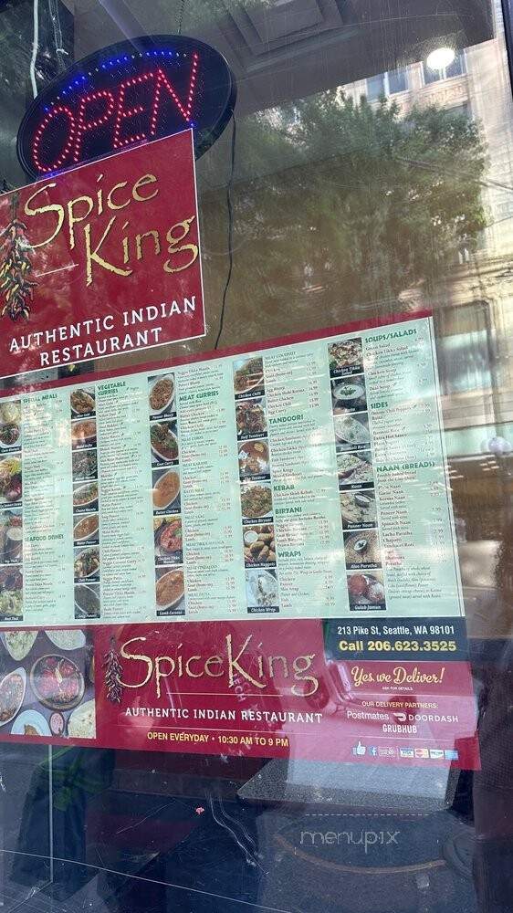 Spice King - Seattle, WA menu_pic