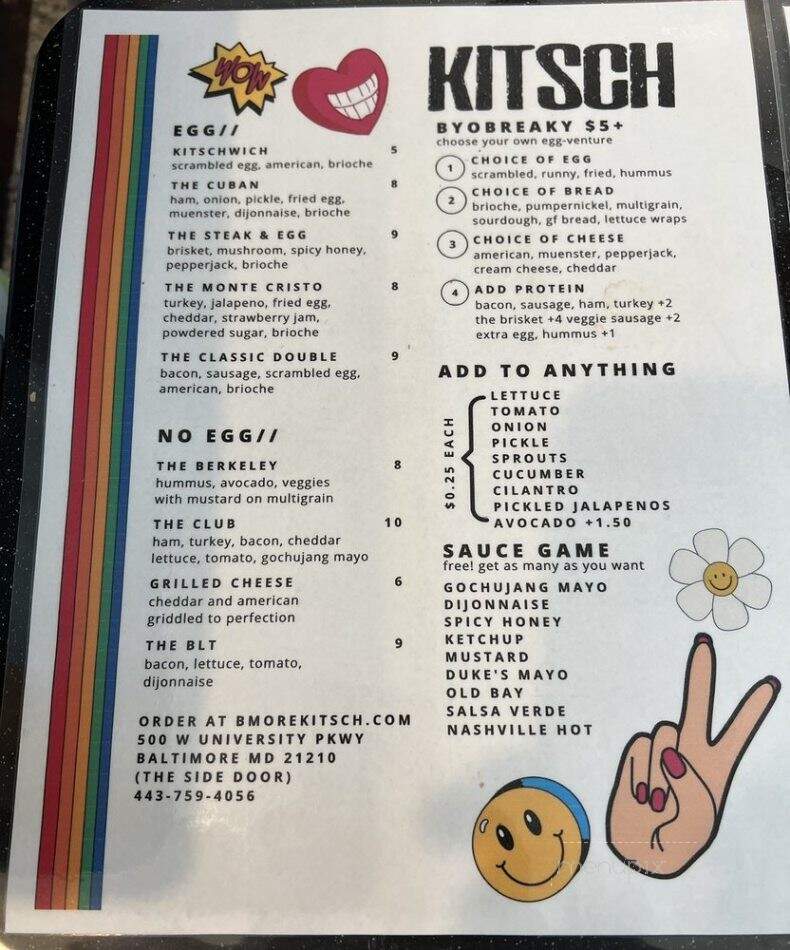 Kitsch Cafe - Baltimore, MD