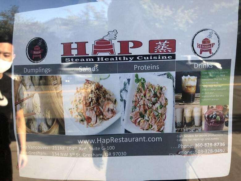 Hap Restaurant - Gresham, OR menu_pic