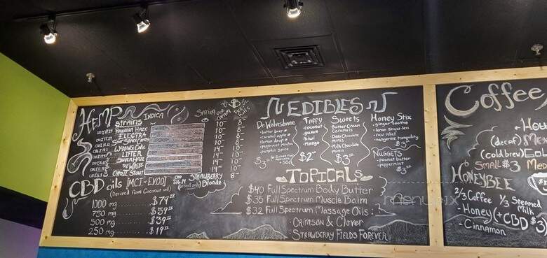 Green Eye Hemp Cafe - Gatlinburg, TN menu_pic