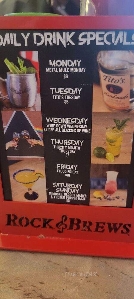 Rock & Brews - Lutz, FL menu_pic