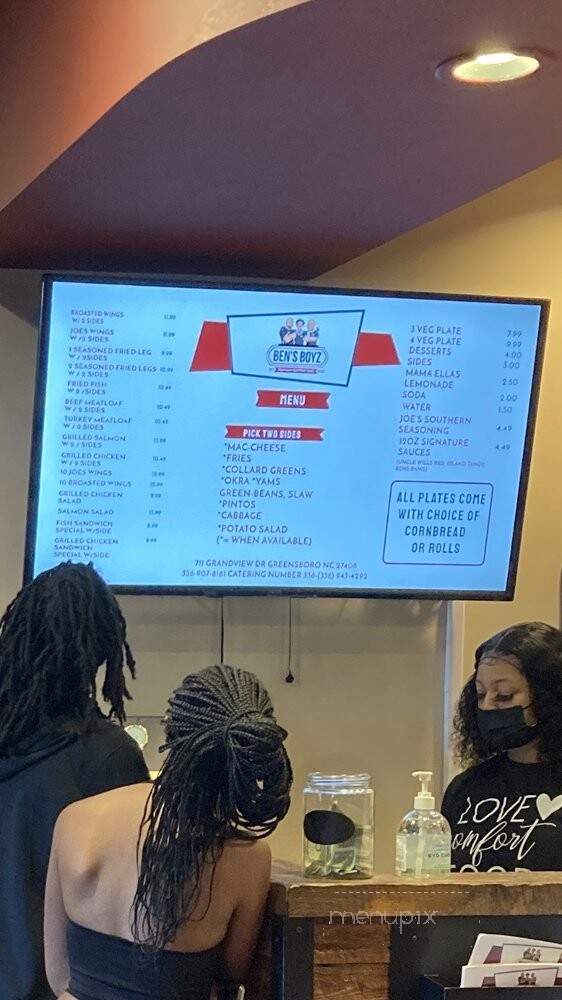 Bensboyz Mobile and Catering - Greensboro, NC menu_pic