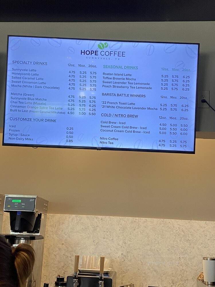 Hope Coffee - Sunnyvale, TX