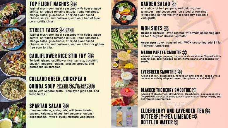 Ward of Health - Harrisburg, PA menu_pic