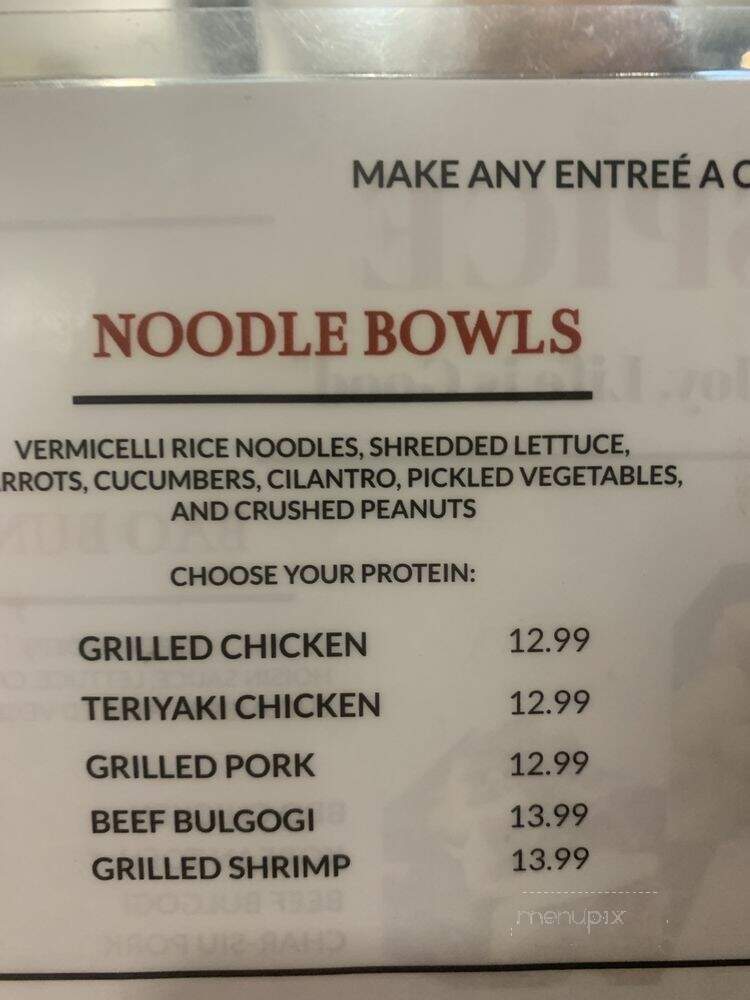 Fuzion Spice - Tampa, FL menu_pic