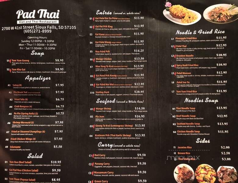 Pad Thai Viet and Thai Restaurant - Sioux Falls, SD