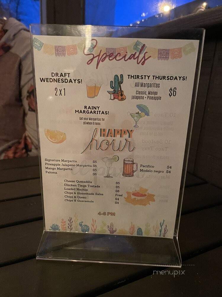 El Paseo - Nashville, TN menu_pic