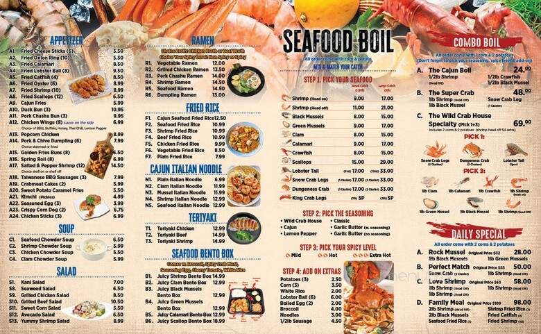 Wild Crab House - Staten Island, NY menu_pic