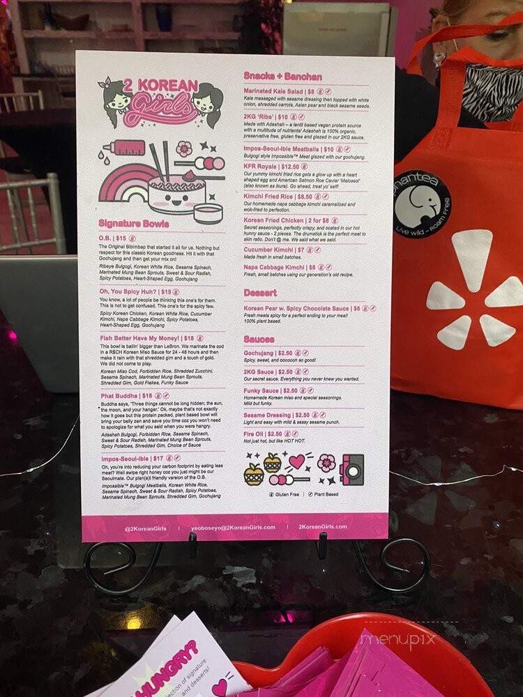 2 Korean Girls - Miami, FL menu_pic