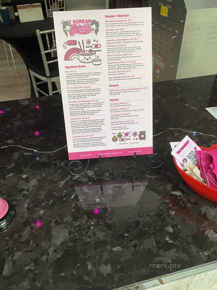 2 Korean Girls - Miami, FL menu_pic