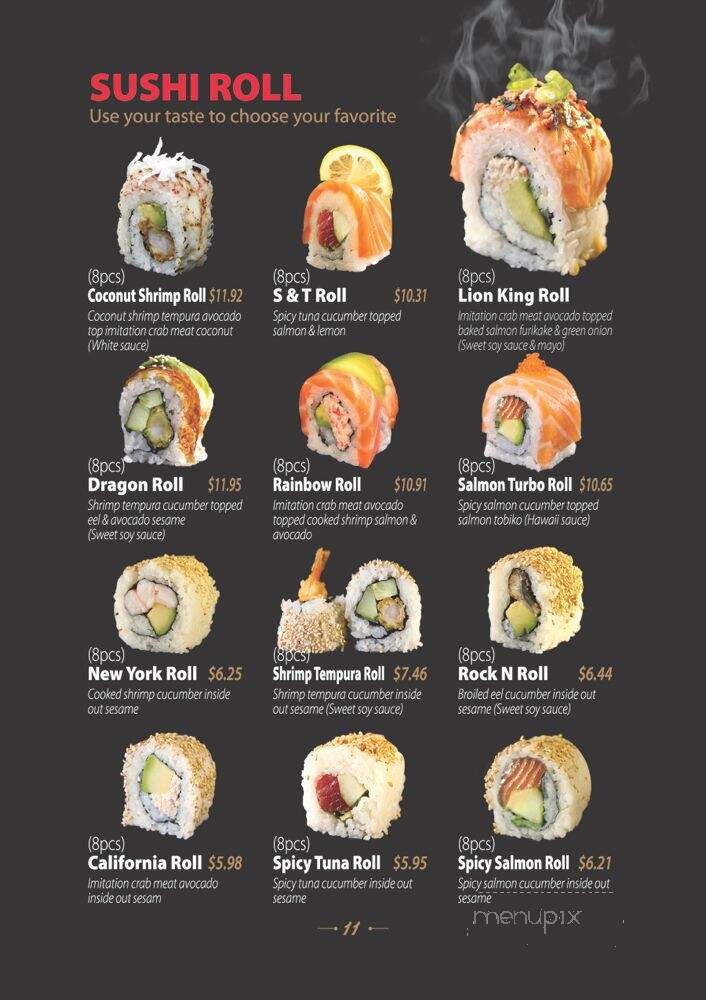 Sushi Go Go - Berkeley, CA menu_pic
