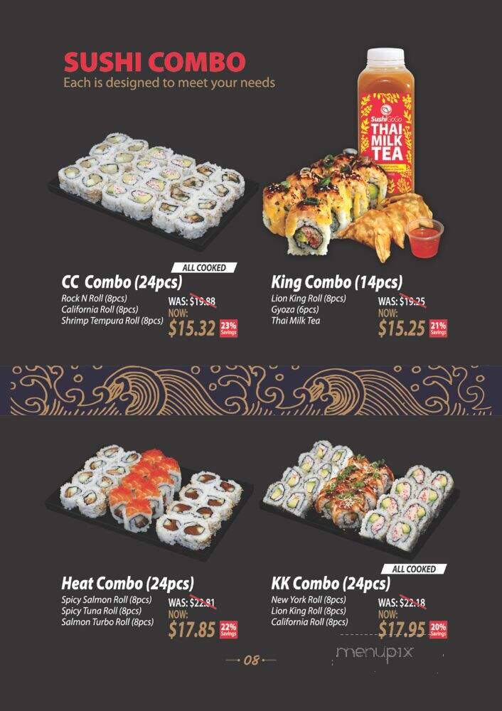 Sushi Go Go - Berkeley, CA menu_pic