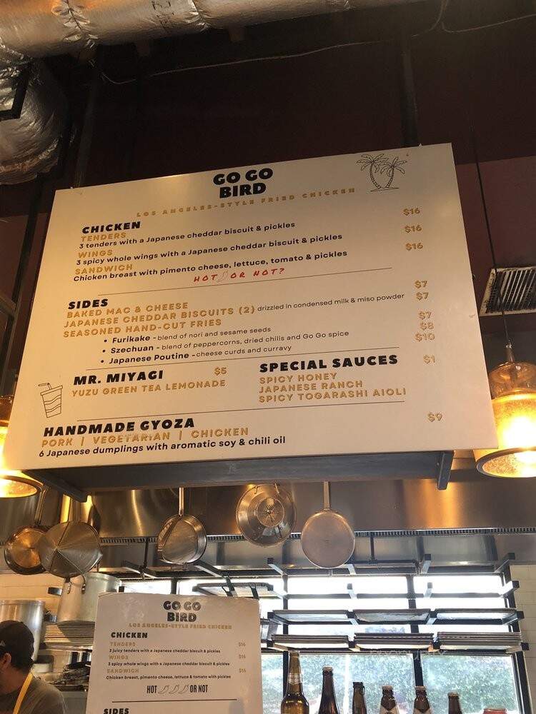 Go Go Bird - Los Angeles, CA menu_pic