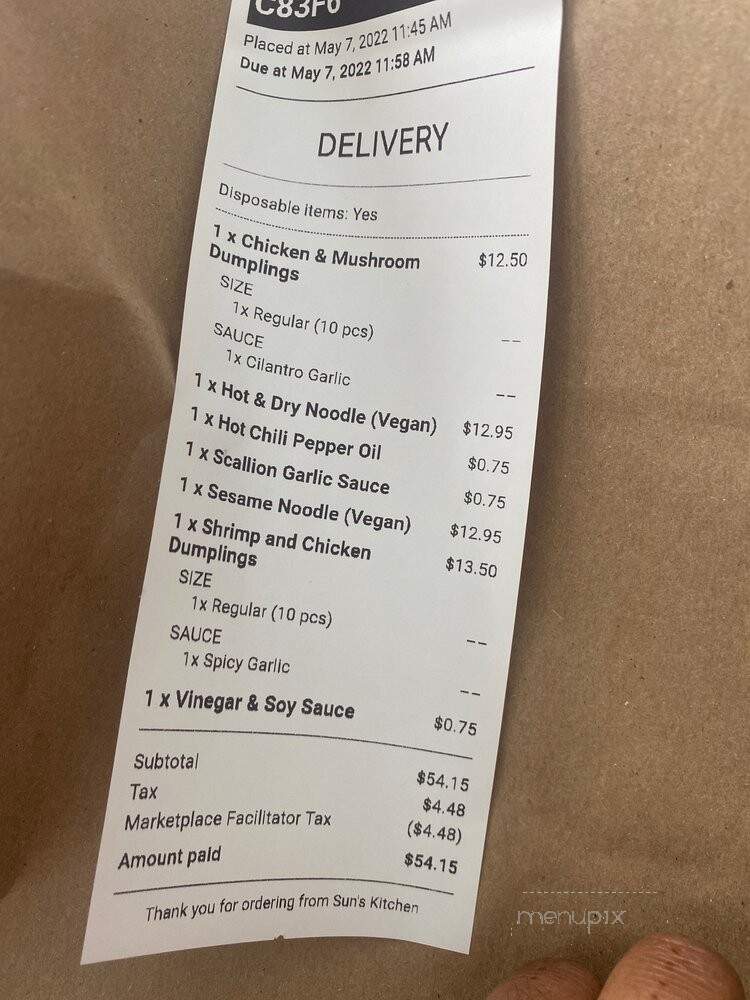 Sun's Kitchen - Charlotte, NC