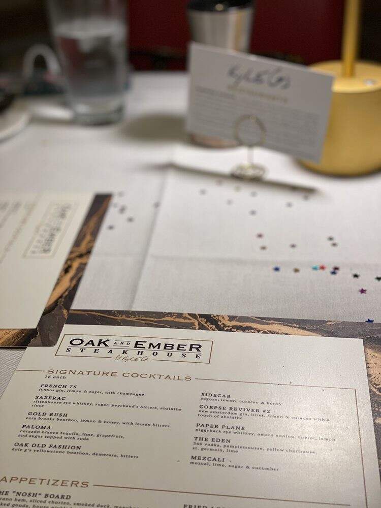 Oak and Ember Steakhouse - Port St. Lucie, FL menu_pic