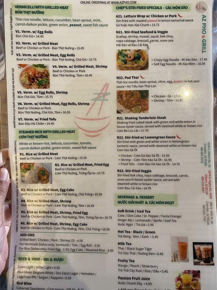 AZ Pho & Grill - Chandler, AZ