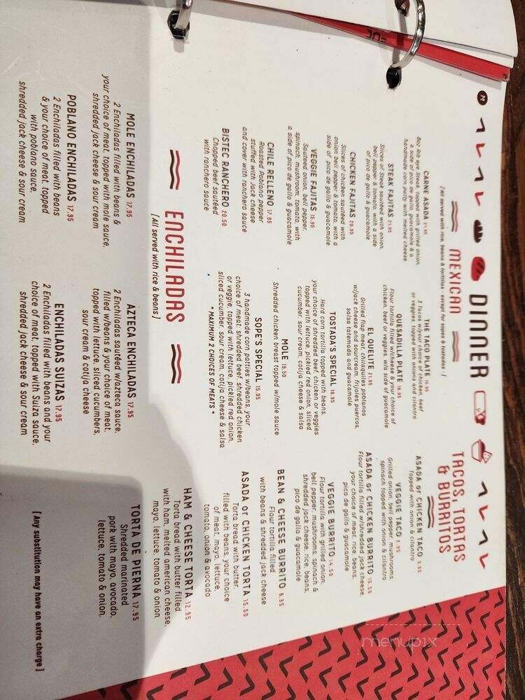 Cafe De Olla - Monrovia, CA menu_pic