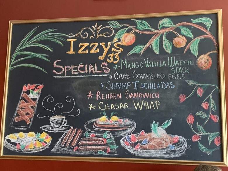 Izzy's 33 - Philadelphia, PA menu_pic
