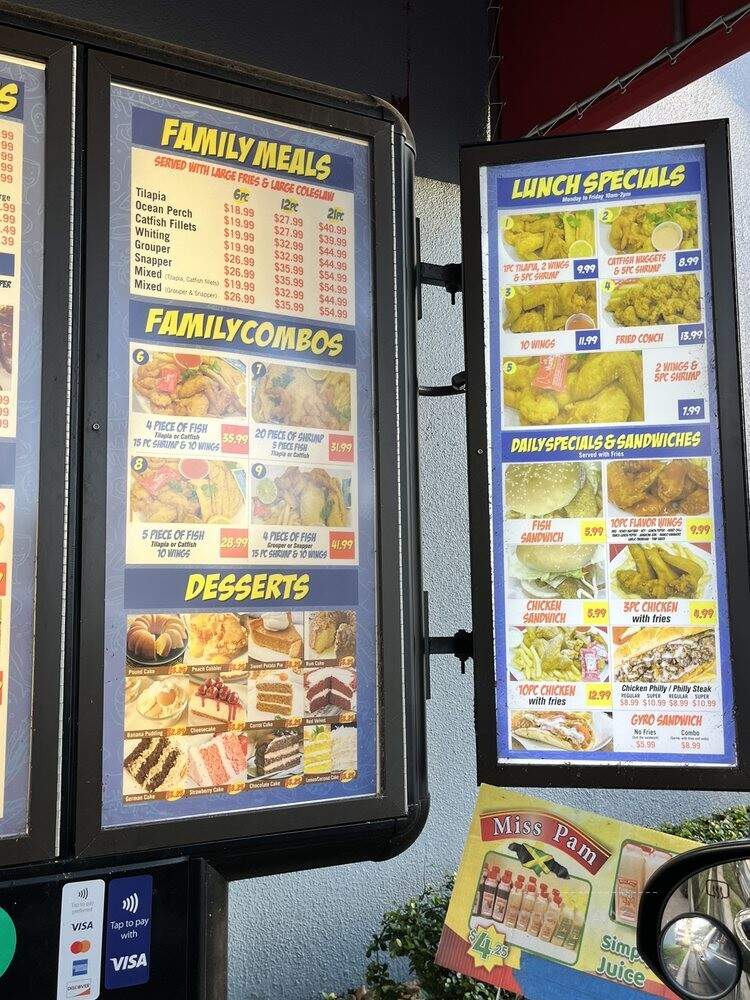 Hooks Fish & Chicken - North Lauderdale, FL menu_pic