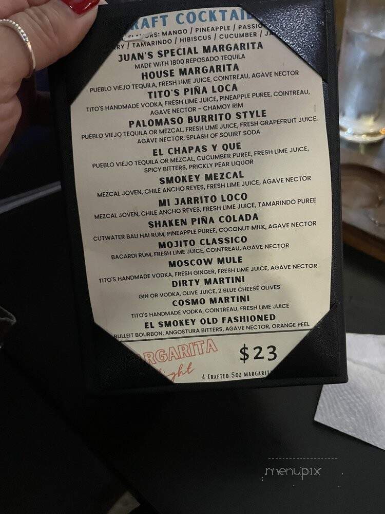 Mi Burrito Mexican Grill - Redondo Beach, CA menu_pic