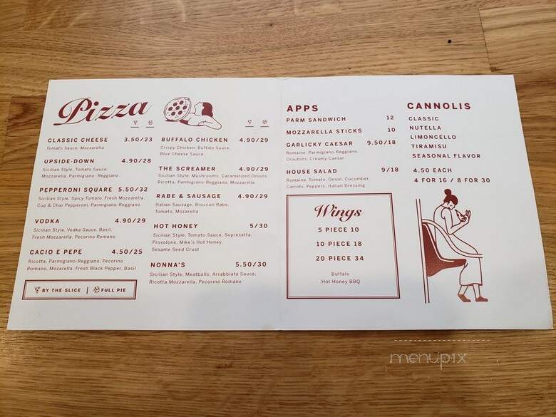 Siena Pizza & Cannoli - New York, NY menu_pic