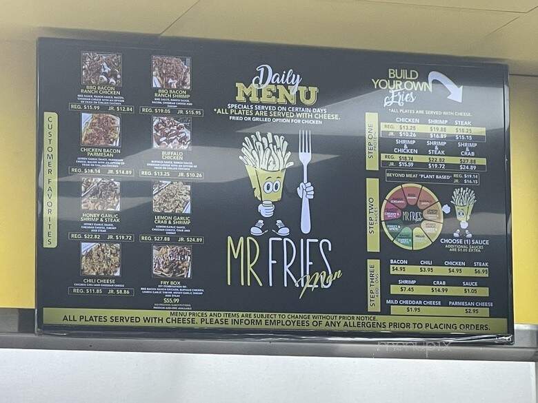 Mr Fries Man - Los Angeles, CA menu_pic