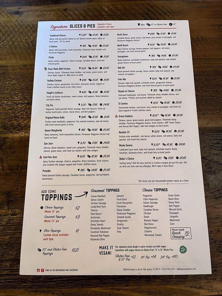 Slapbox Parmer - Austin, TX menu_pic