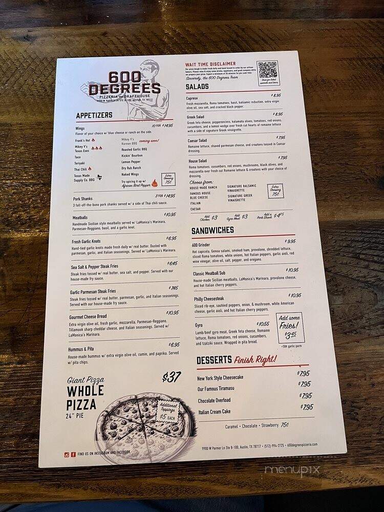 Slapbox Parmer - Austin, TX menu_pic