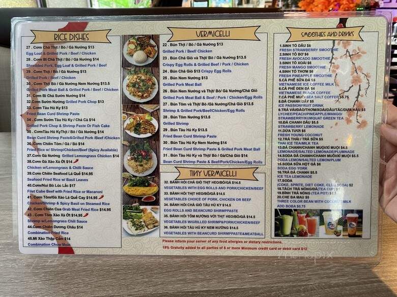Pho Oh Love - La Puente, CA menu_pic