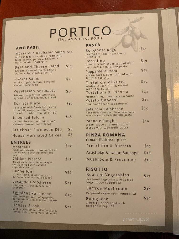 Portico Italian Social Food - Sebastopol, CA