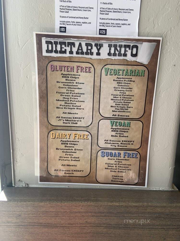 Bandera Barbecue - American Fork, UT menu_pic