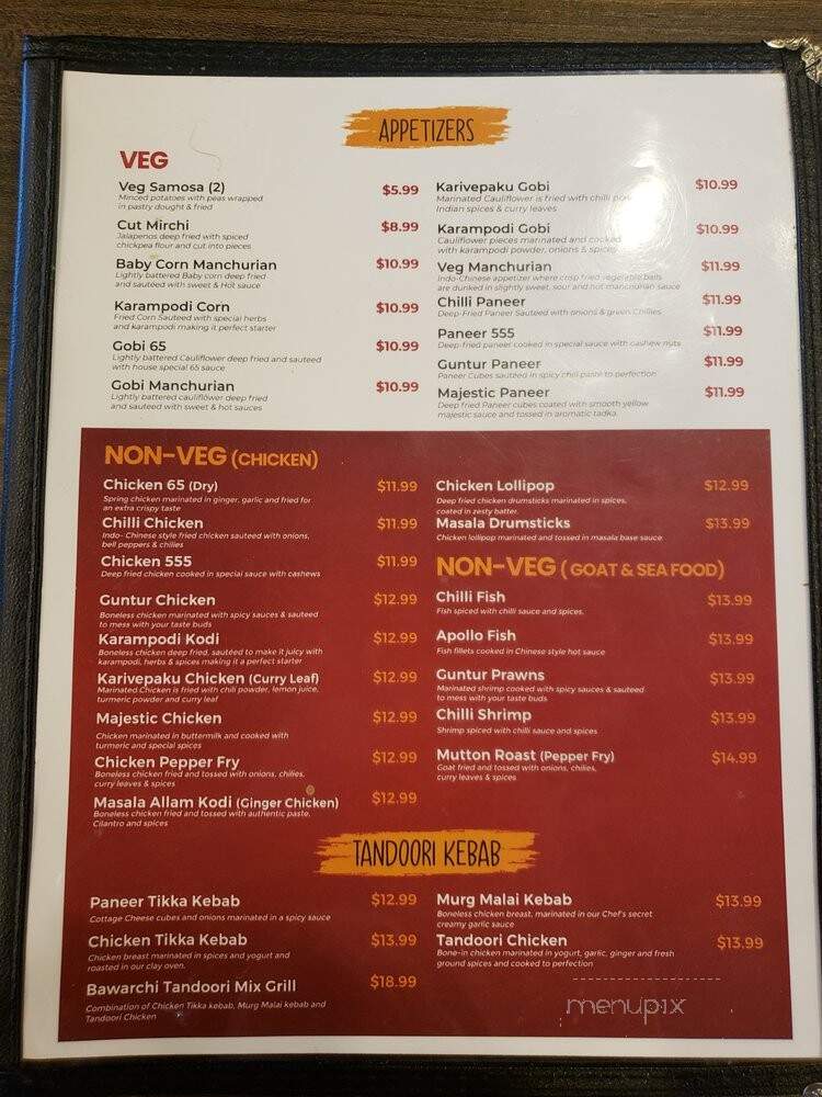Bawarchi Biryanis - Chandler, AZ menu_pic