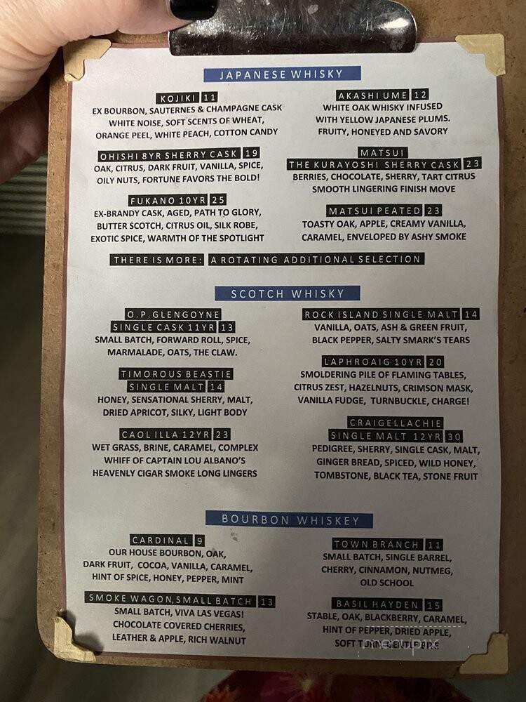 DDT - Brooklyn, NY menu_pic