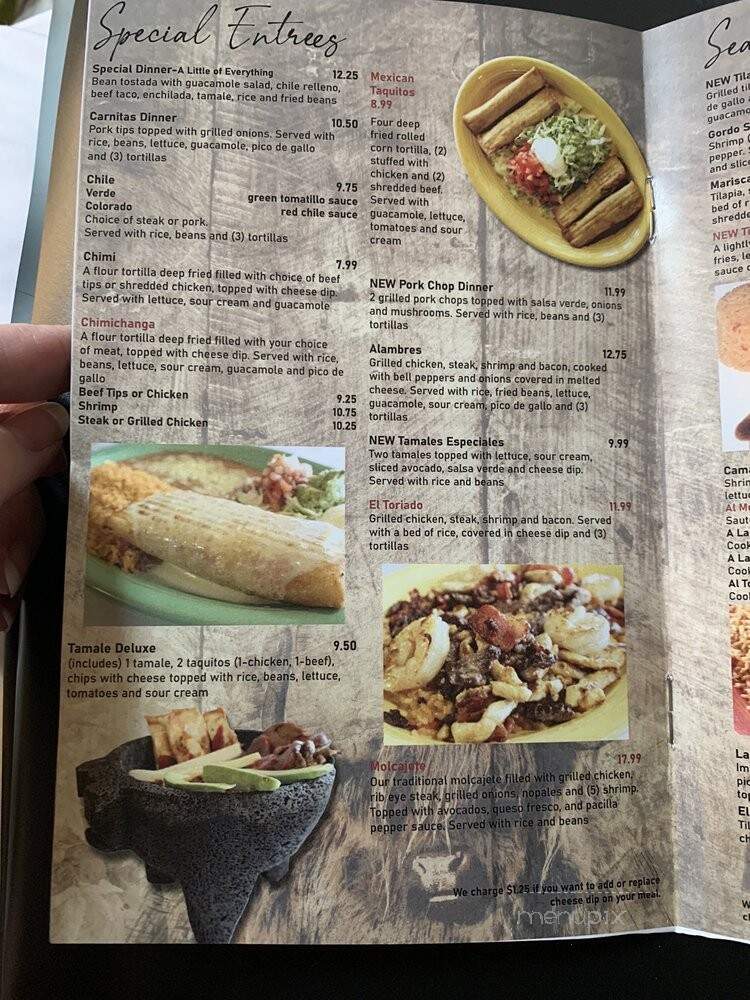 El Patio - Kirksville, MO menu_pic